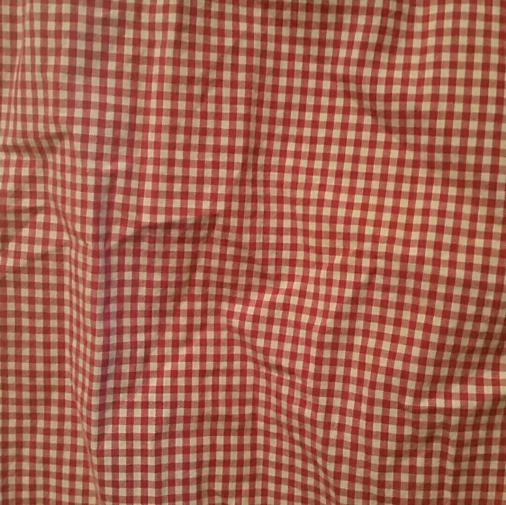 Red Checkered Button Up - Picture 2 of 3